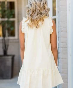 &Merci Brooklyn Dress- Custard Cream Dresses