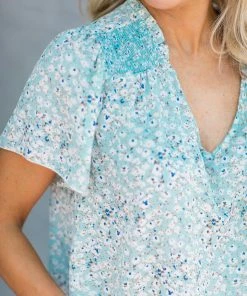 Hailey & CO Janey Top- Mint