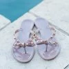 Legen Forever Studded Flip Flops- Mocha Size 6,9,10 Shoes
