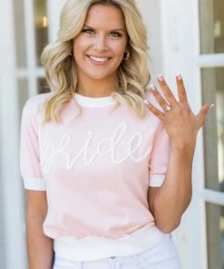 Queen Of Sparkles "Bride" Sweater Tops