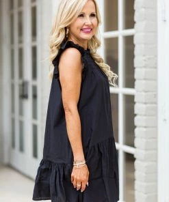 &Merci Brooklyn Dress-Black