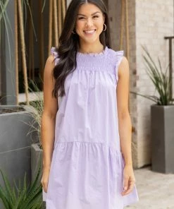 &Merci Brooklyn Dress - Lavender Dresses