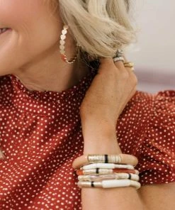 Ellison + Young Tinsley Heart Hoop Earrings