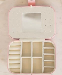 Modern+Chic Harlow Jewlery Case- Bubble Gum Pink